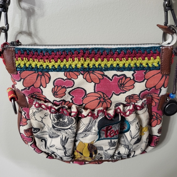 Sakroots Multicolor Floral Crossbody with Pink Accents - Picture 2 of 8